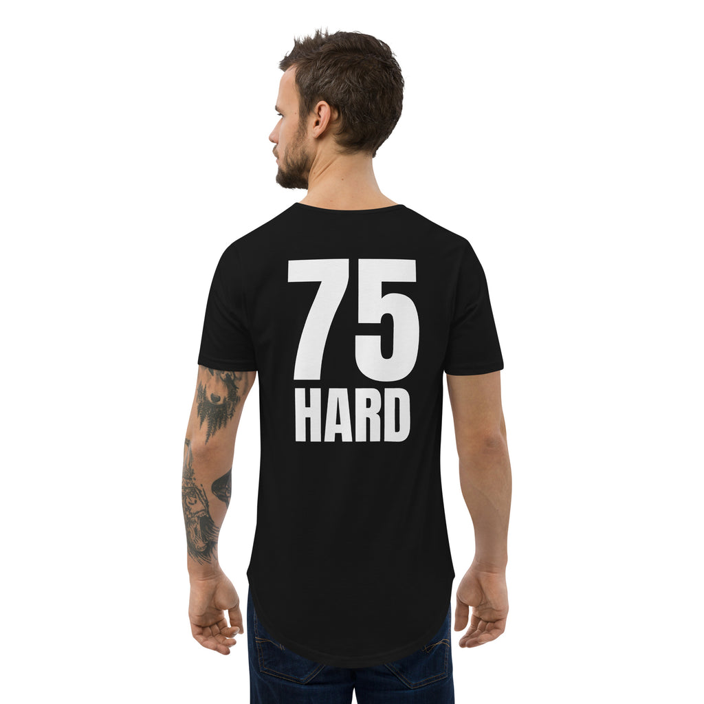 75 Hard Men's Curved Hem T-Shirt