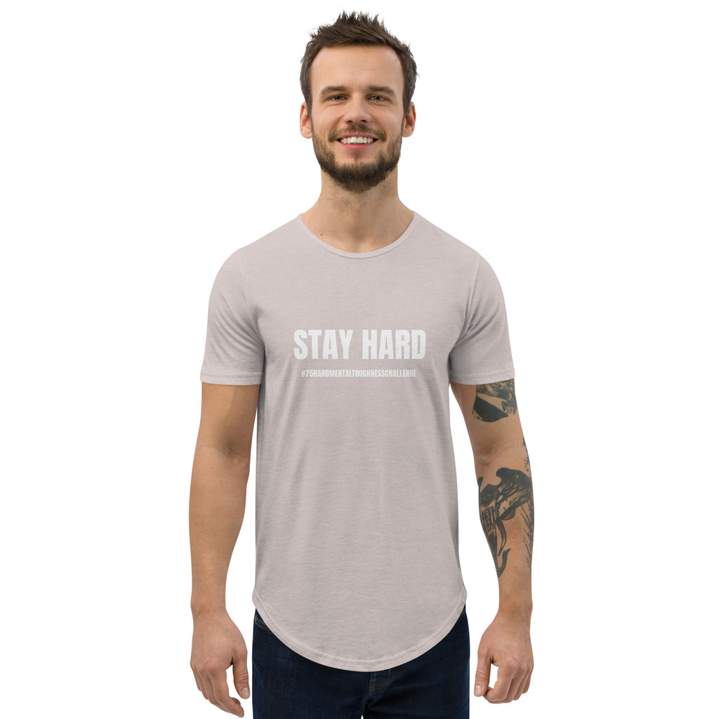 75 Hard Men's Curved Hem T-Shirt