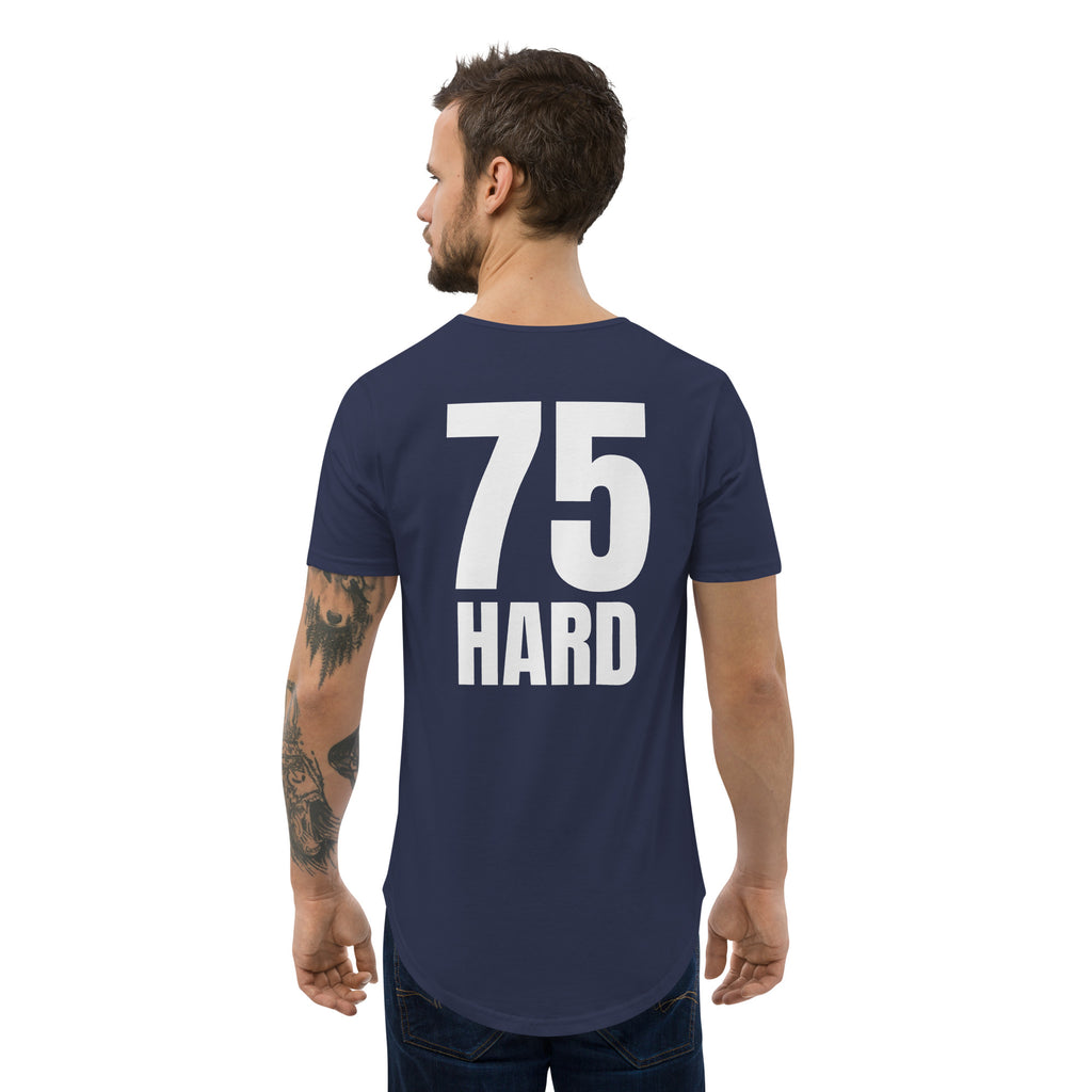 75 Hard Men's Curved Hem T-Shirt