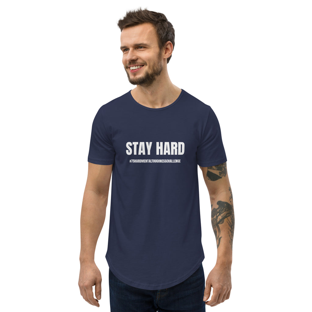 75 Hard Men's Curved Hem T-Shirt