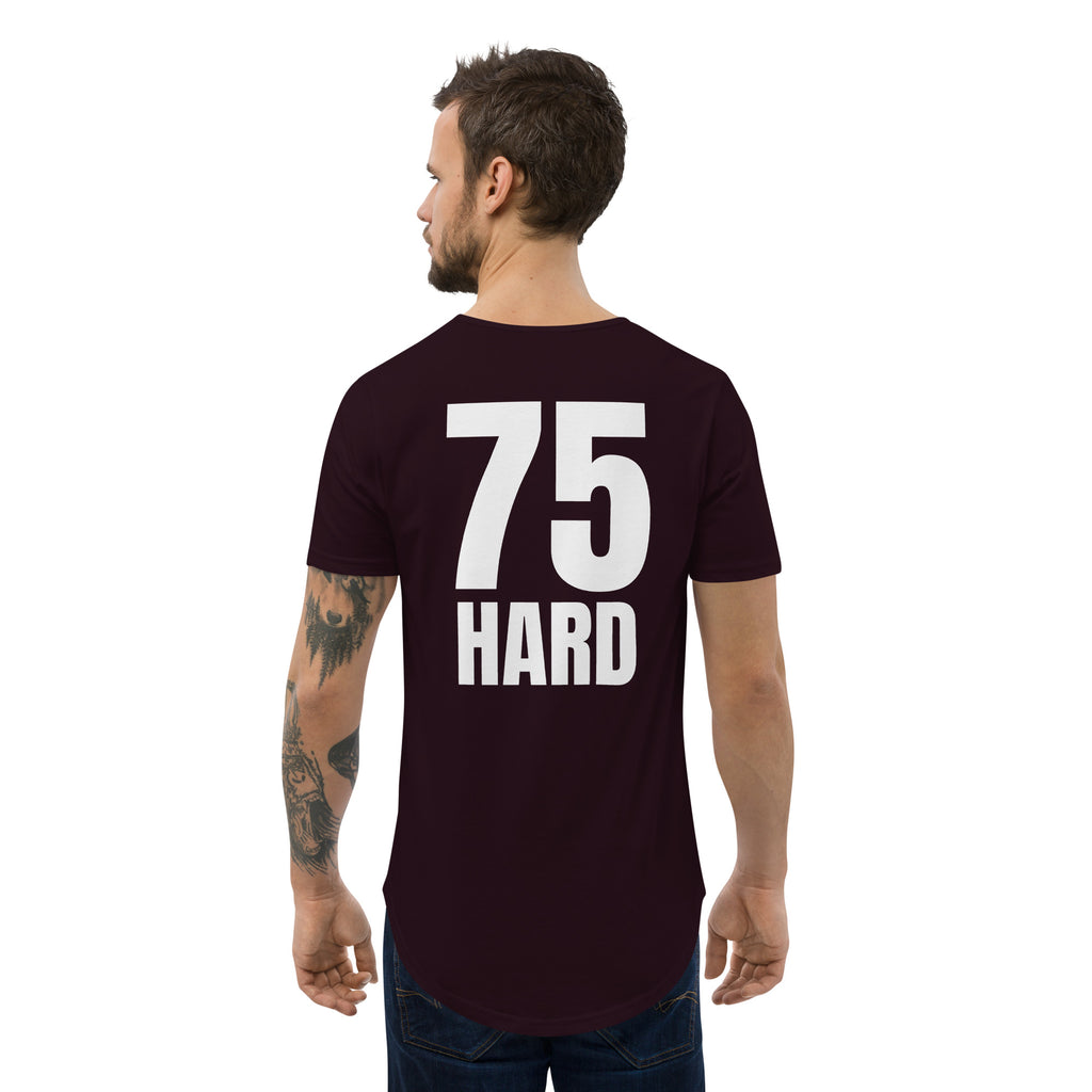 75 Hard Men's Curved Hem T-Shirt