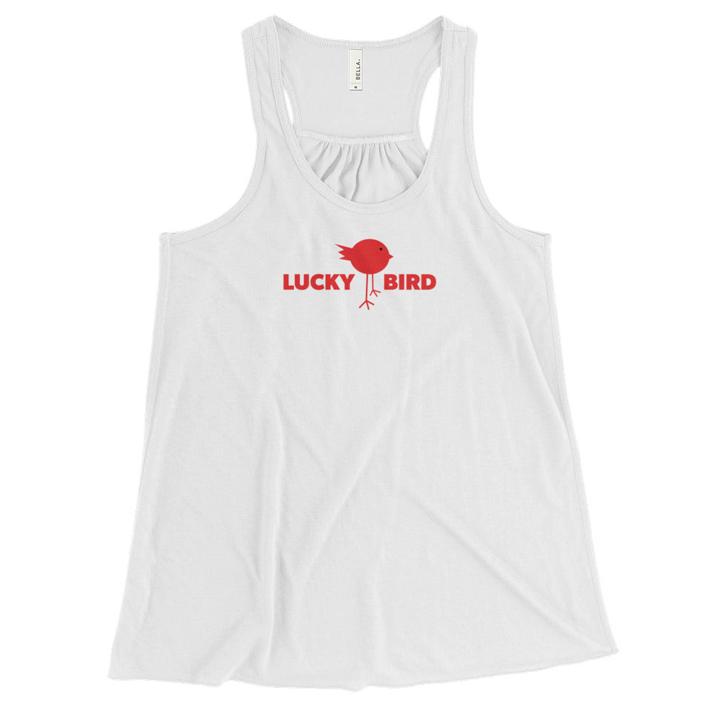Lucky Bird Women's Flowy Racerback Tank