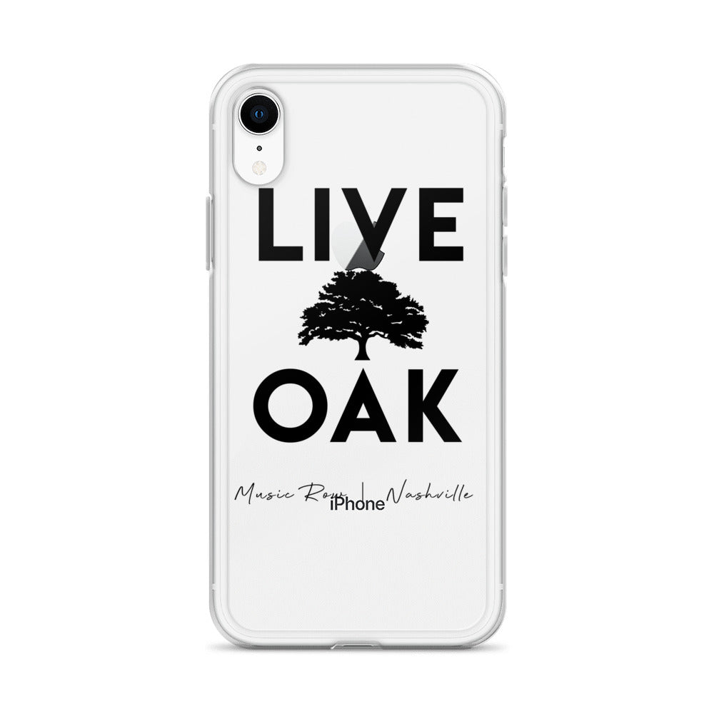 Live Oak Nashville Black Logo iPhone Case