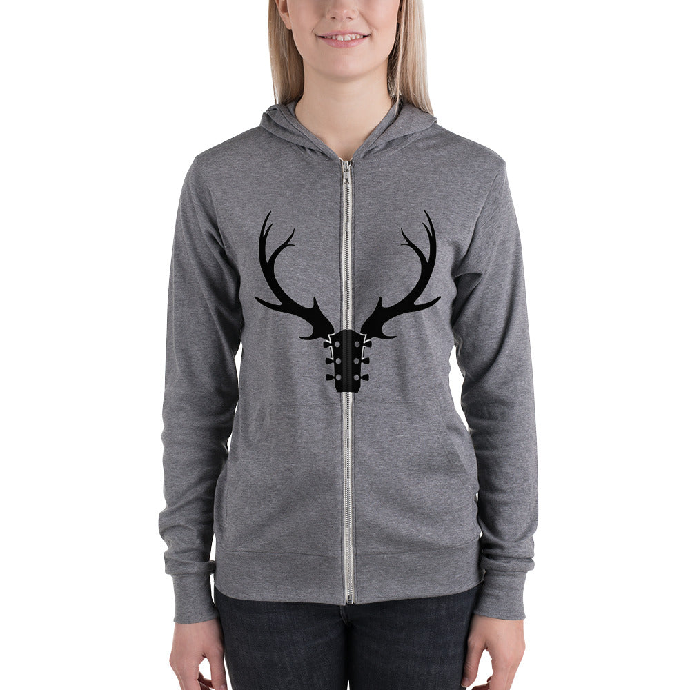Buck's Backyard Chick's zip hoodie