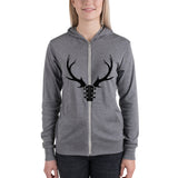 Buck's Backyard Chick's zip hoodie