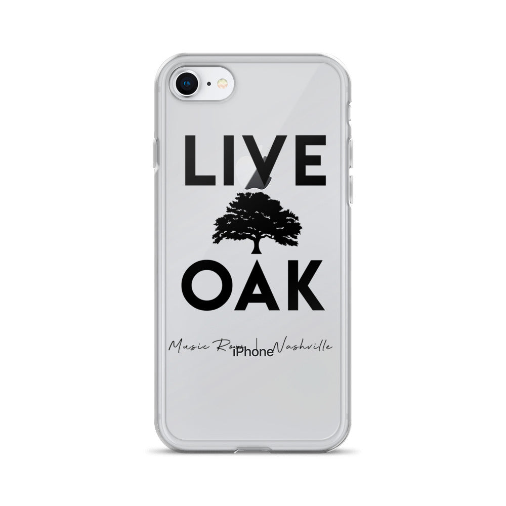 Live Oak Nashville Black Logo iPhone Case