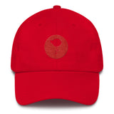 Lucky Bird Single Logo Dad Hat Front and Back Print