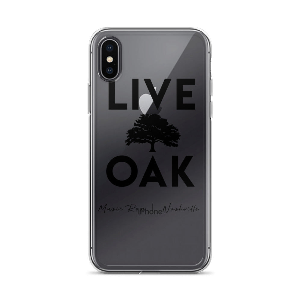 Live Oak Nashville Black Logo iPhone Case