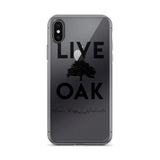 Live Oak Nashville Black Logo iPhone Case
