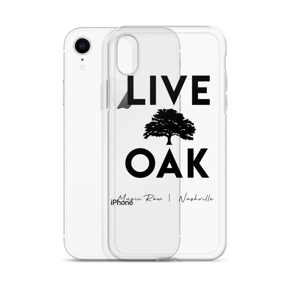 Live Oak Nashville Black Logo iPhone Case