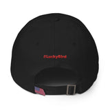 Lucky Bird Single Logo Dad Hat Front and Back Print