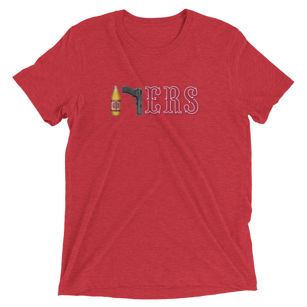 40 oz. 9mm 49ers Short sleeve t-shirt