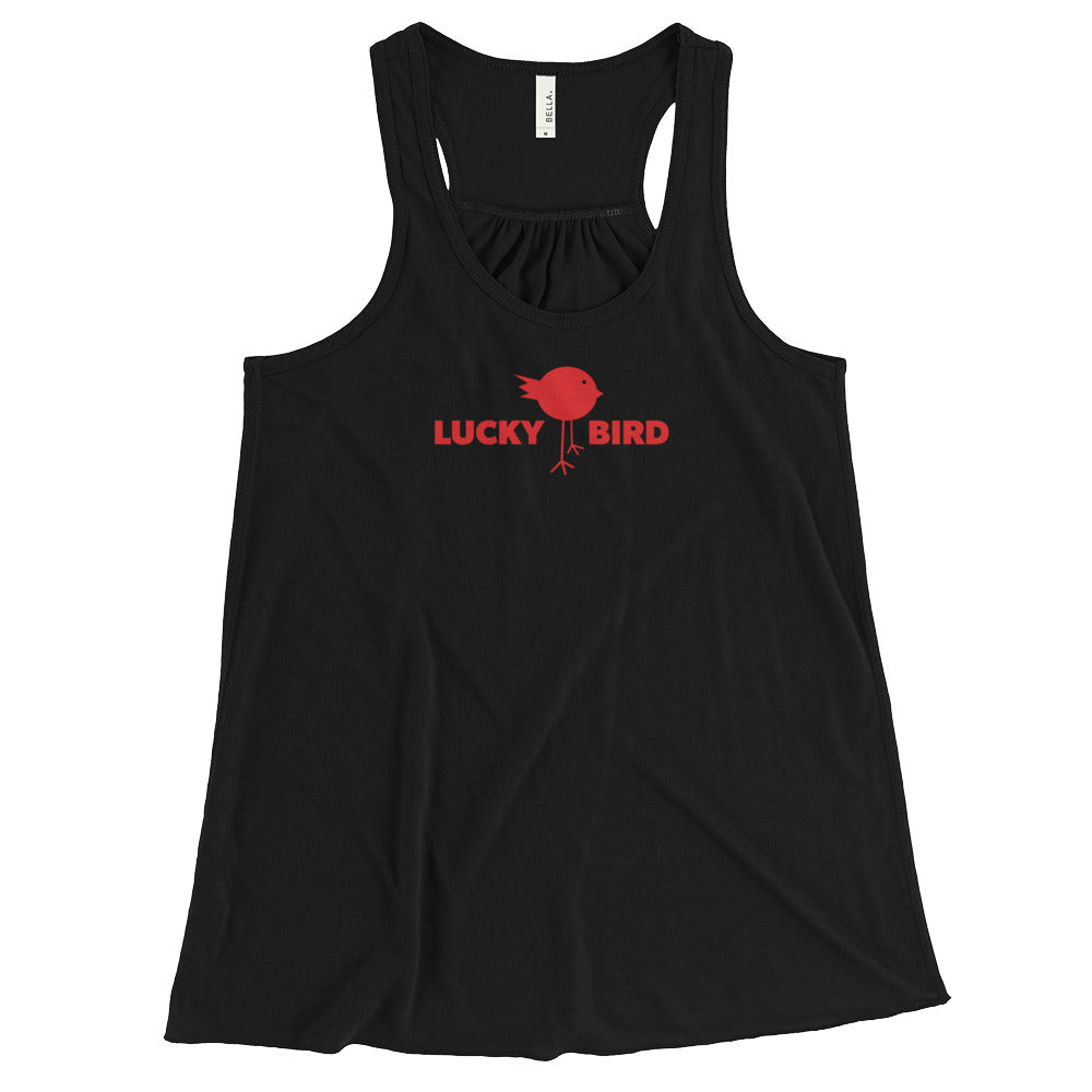 Lucky Bird Women's Flowy Racerback Tank