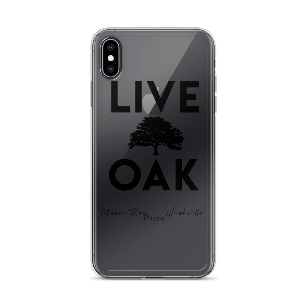 Live Oak Nashville Black Logo iPhone Case
