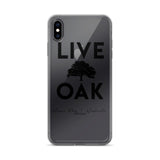 Live Oak Nashville Black Logo iPhone Case