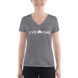 Live Oak Nashville Women's Fashion Deep V-neck Tee