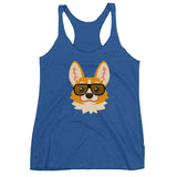 Party Corgi Women's Racerback Tank