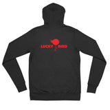 Lucky Bird Unisex zip hoodie