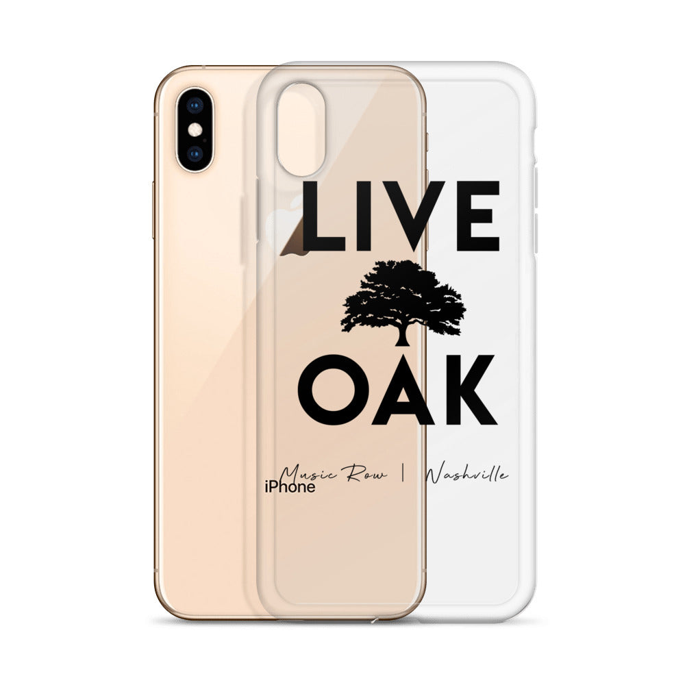 Live Oak Nashville Black Logo iPhone Case