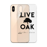Live Oak Nashville Black Logo iPhone Case
