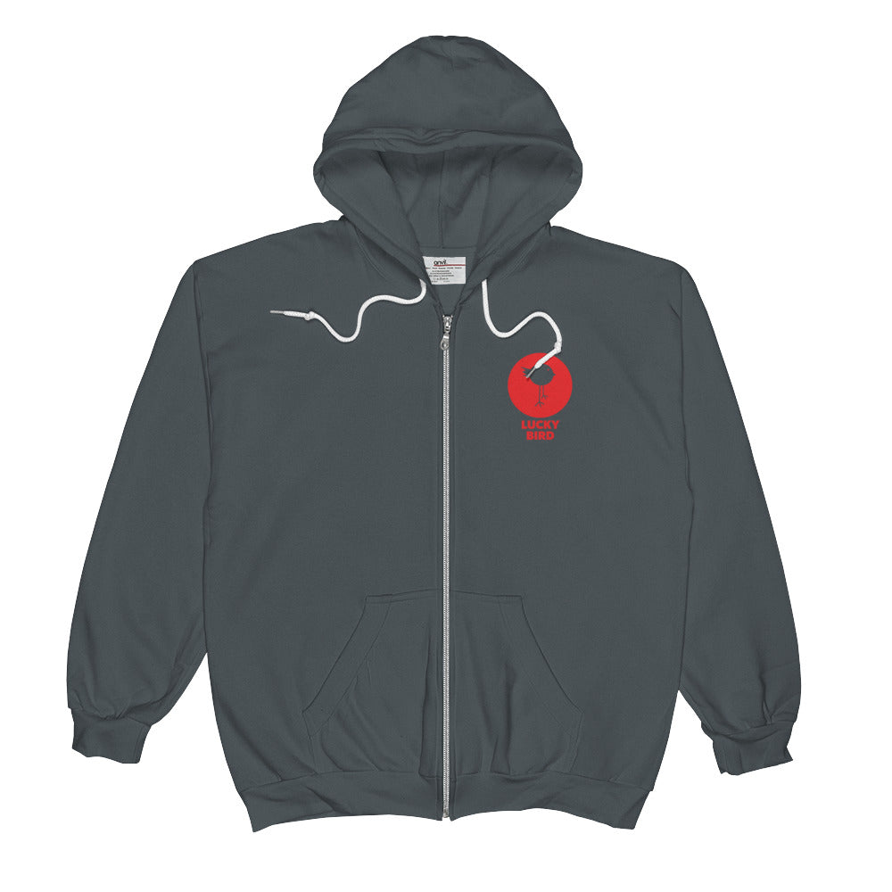 Lucky Bird Anvil Zip Hoodie