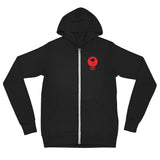 Lucky Bird Unisex zip hoodie