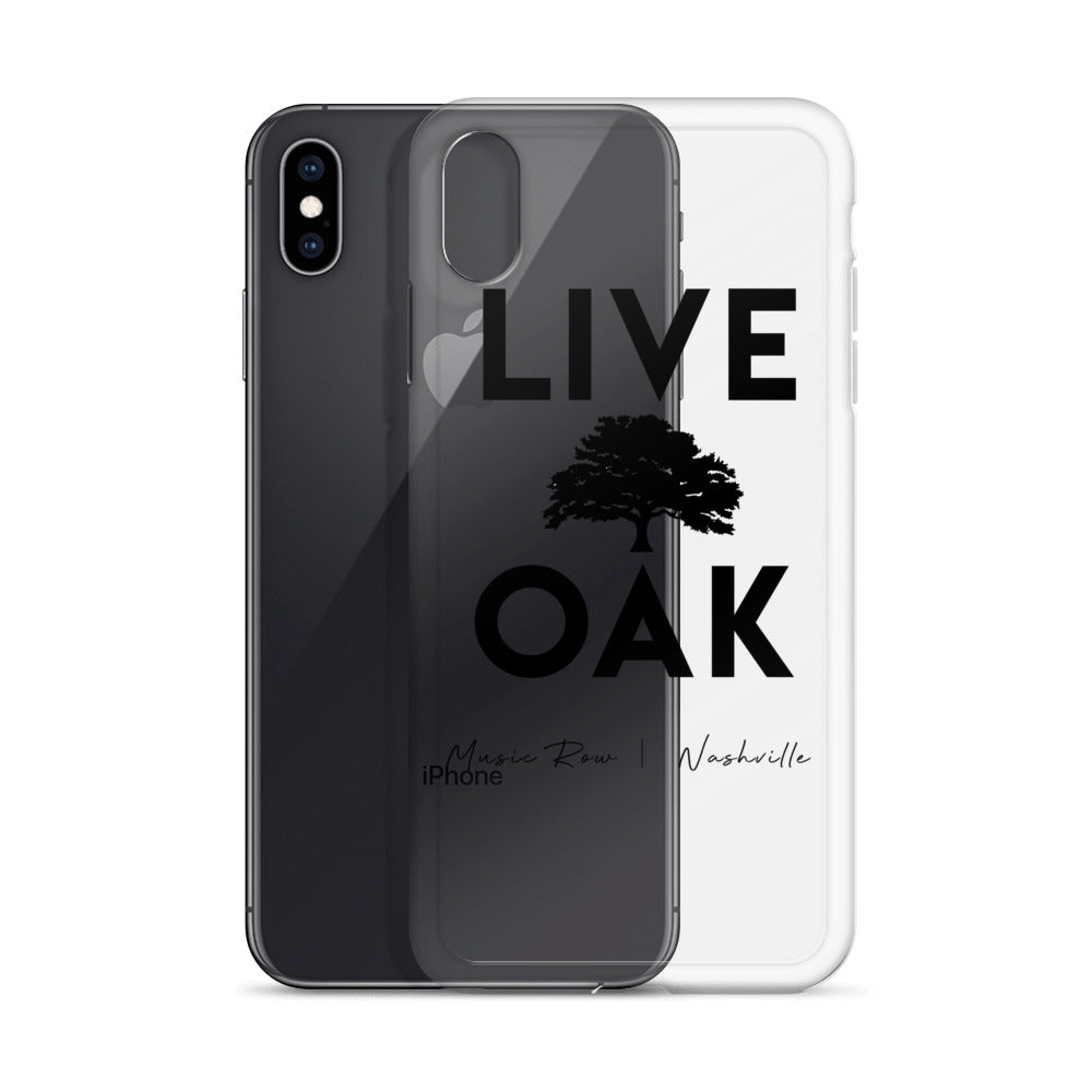 Live Oak Nashville Black Logo iPhone Case