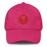Lucky Bird Single Logo Dad Hat Front and Back Print