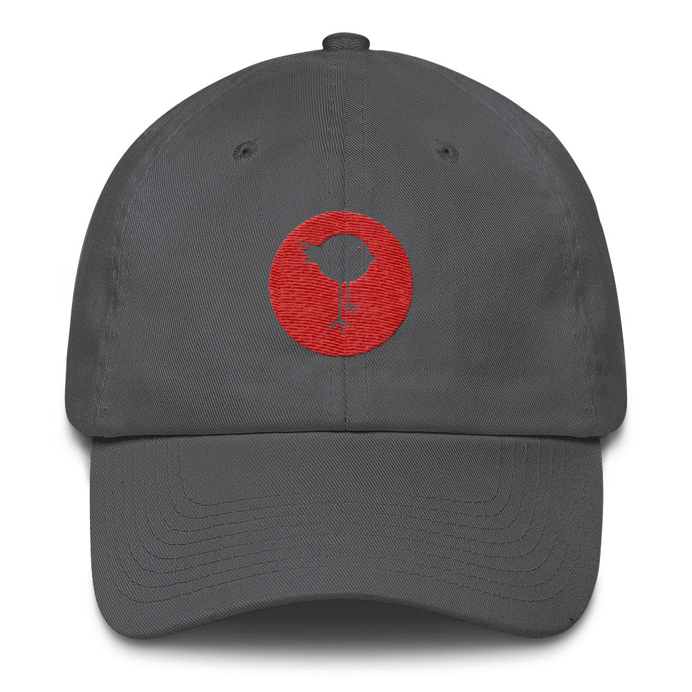Lucky Bird Single Logo Dad Hat Front and Back Print