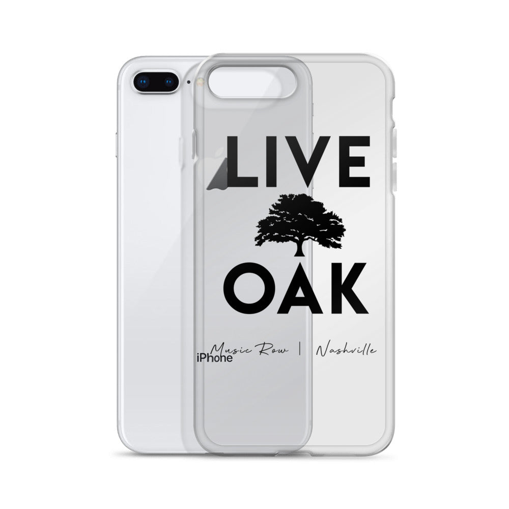 Live Oak Nashville Black Logo iPhone Case