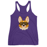Party Corgi Women's Racerback Tank