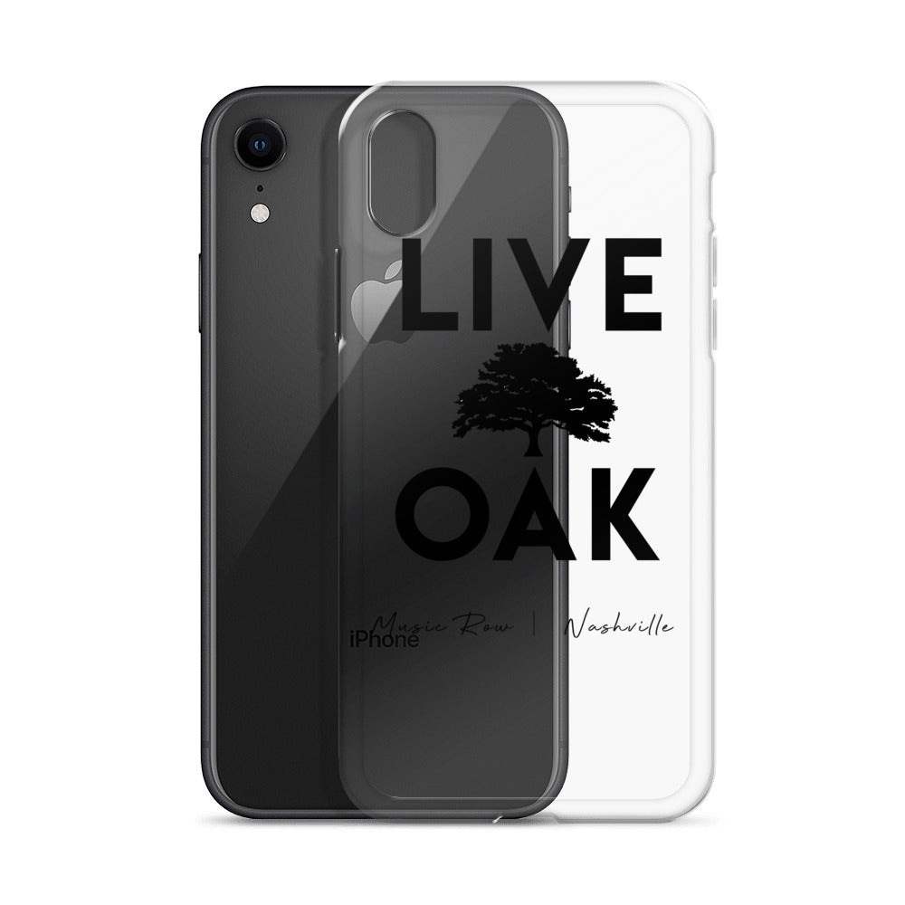 Live Oak Nashville Black Logo iPhone Case