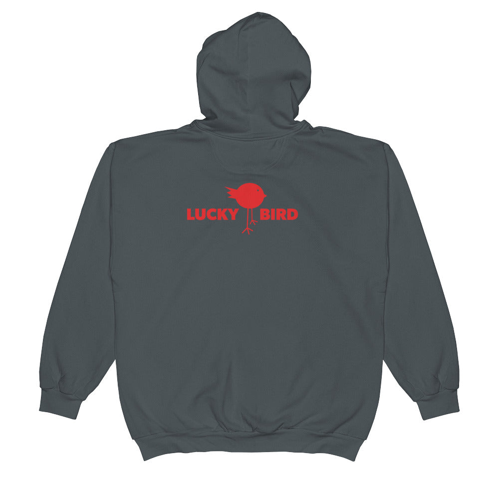 Lucky Bird Anvil Zip Hoodie