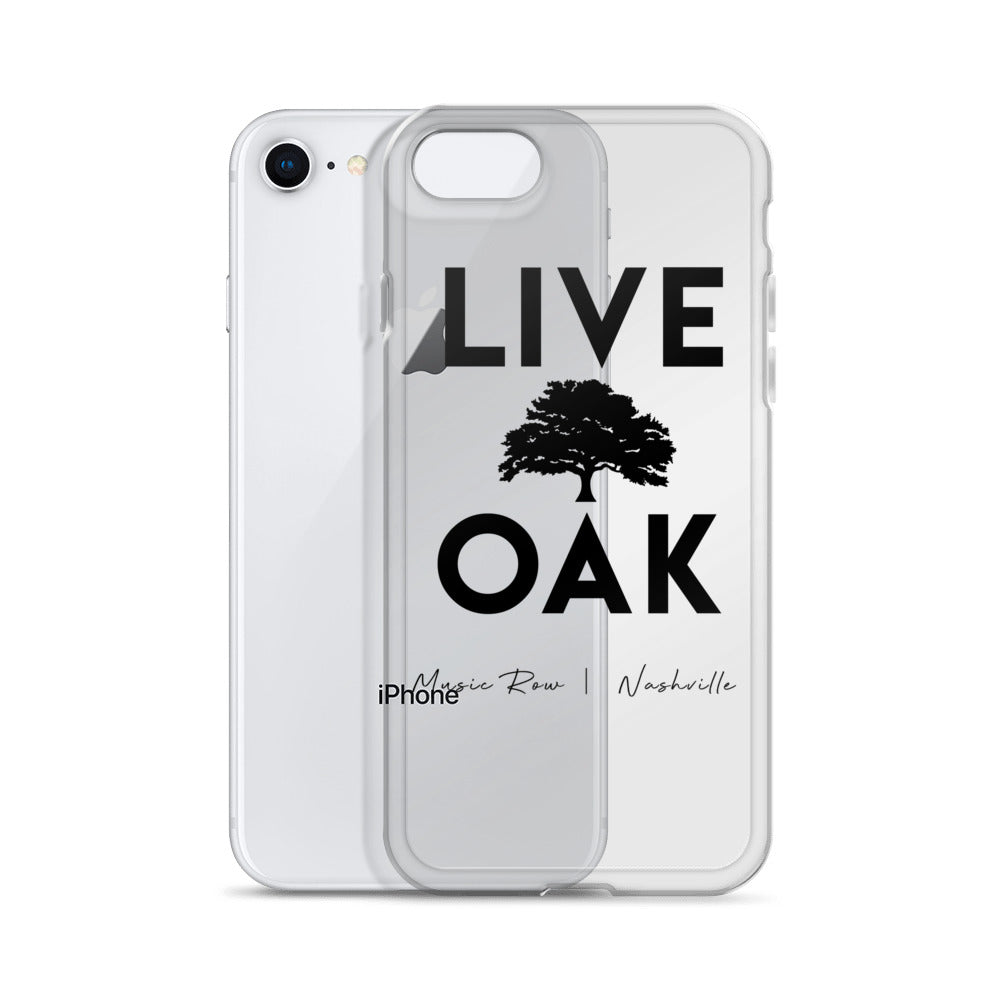 Live Oak Nashville Black Logo iPhone Case