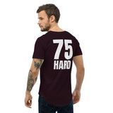 75 Hard Men's Curved Hem T-Shirt