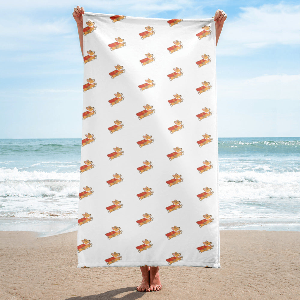 Super Corgi Towel