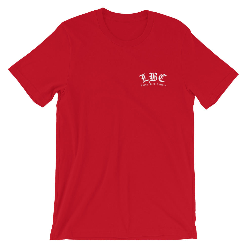 L.B.C. Lucky Bird Chicken Short-Sleeve Unisex T-Shirt