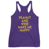 Peanut and Wine Make Me Happy Tank
