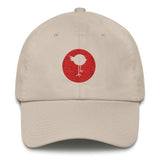 Lucky Bird Single Logo Dad Hat Front and Back Print