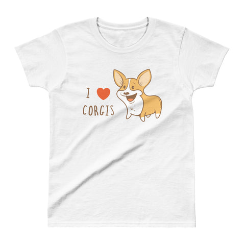 I Heart Corgis Women's Shirt