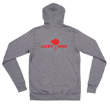 Lucky Bird Unisex zip hoodie